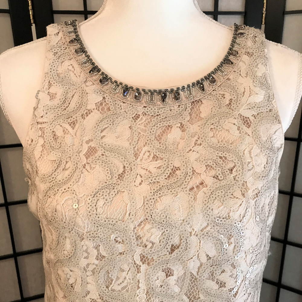 NWT 👗🎁Badgley Mischka  - Sequin Cocktail Dress - Picture 3 of 8